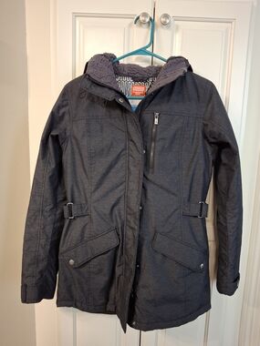 Columbia Women's Dark Gray Utility Hooded Jacket